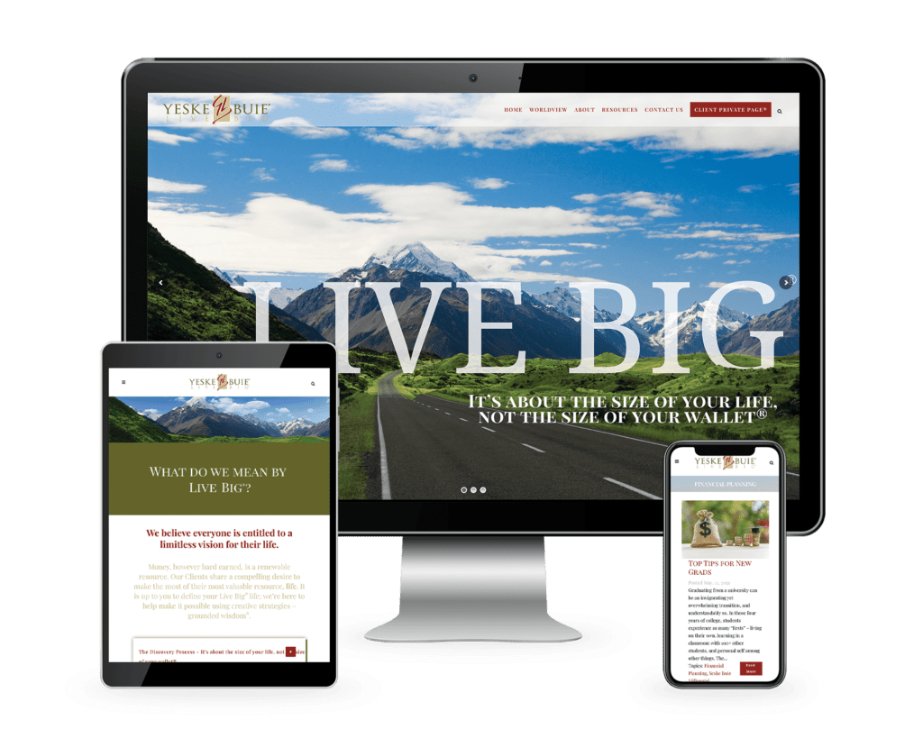 Yeske Buie website design by Keybridge Web, the best web design company in Washington DC