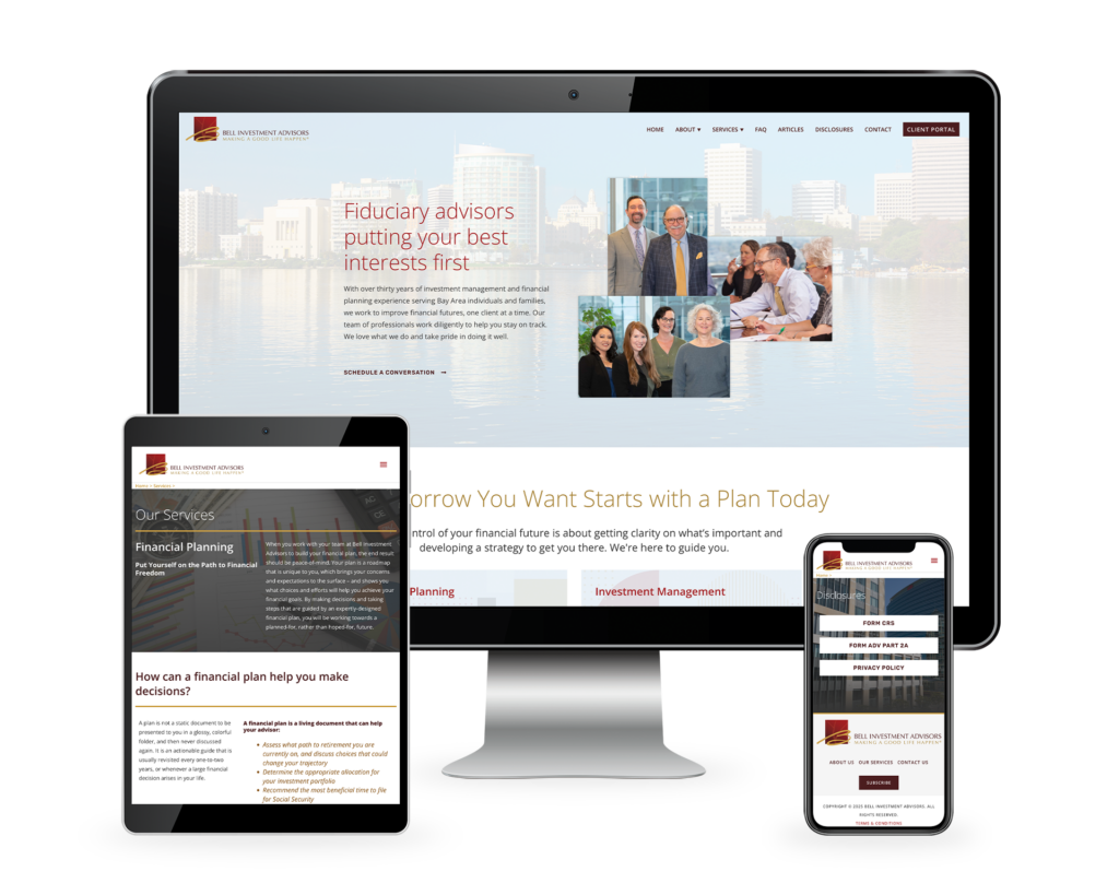 BellInvestment mockup