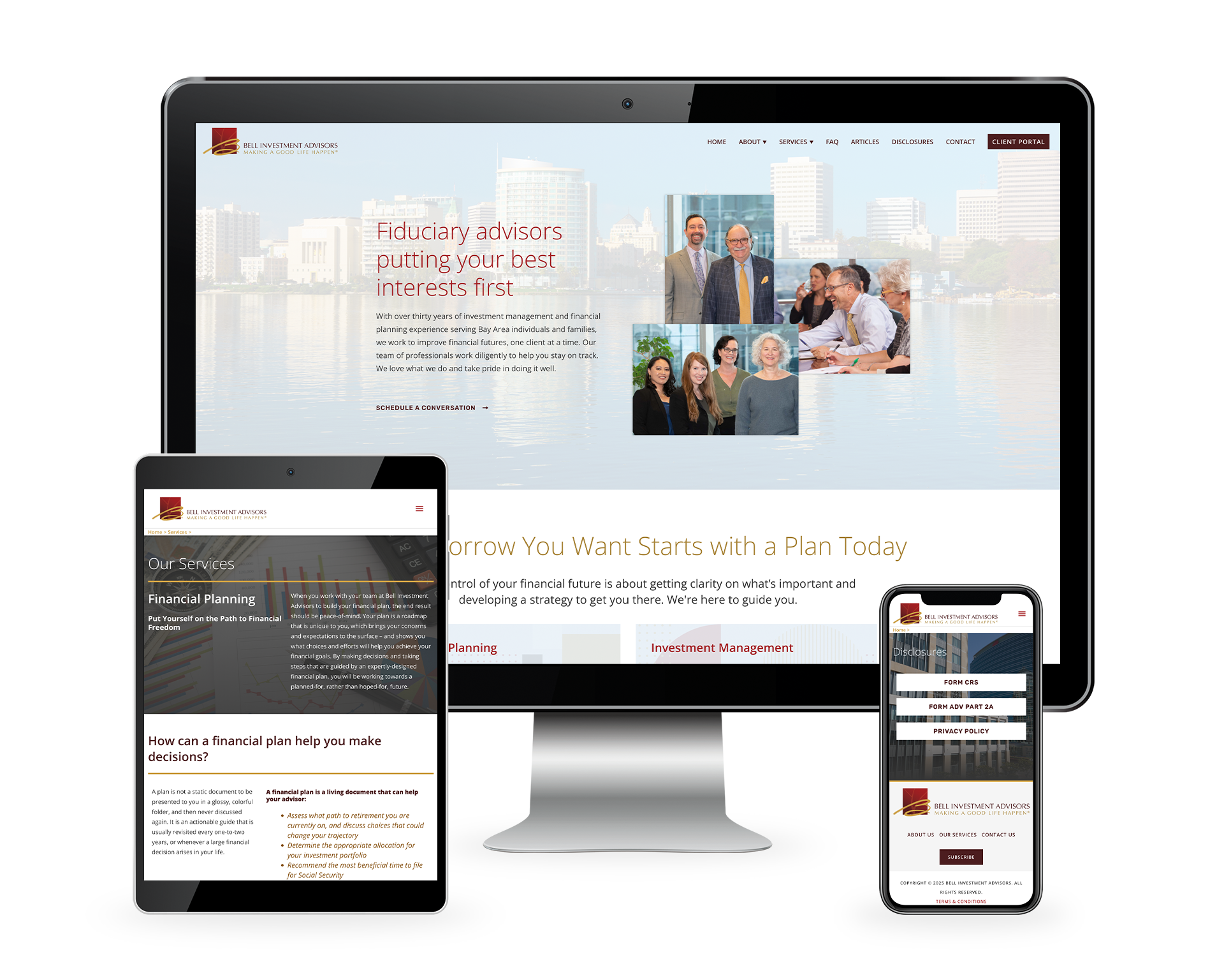 BellInvestment mockup