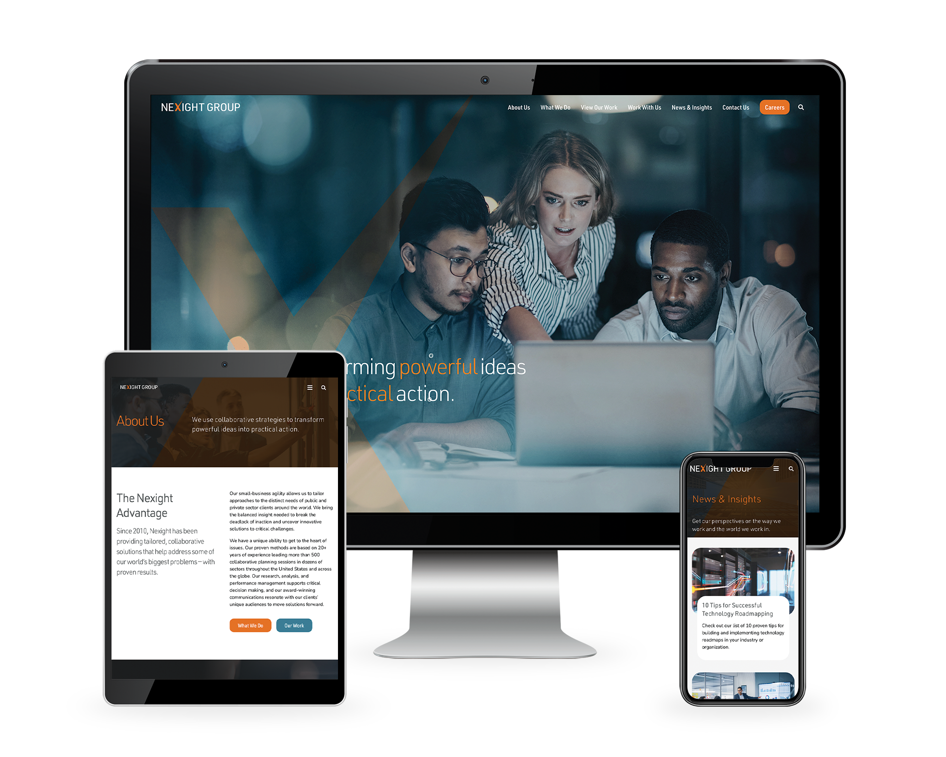 Nexight mockup