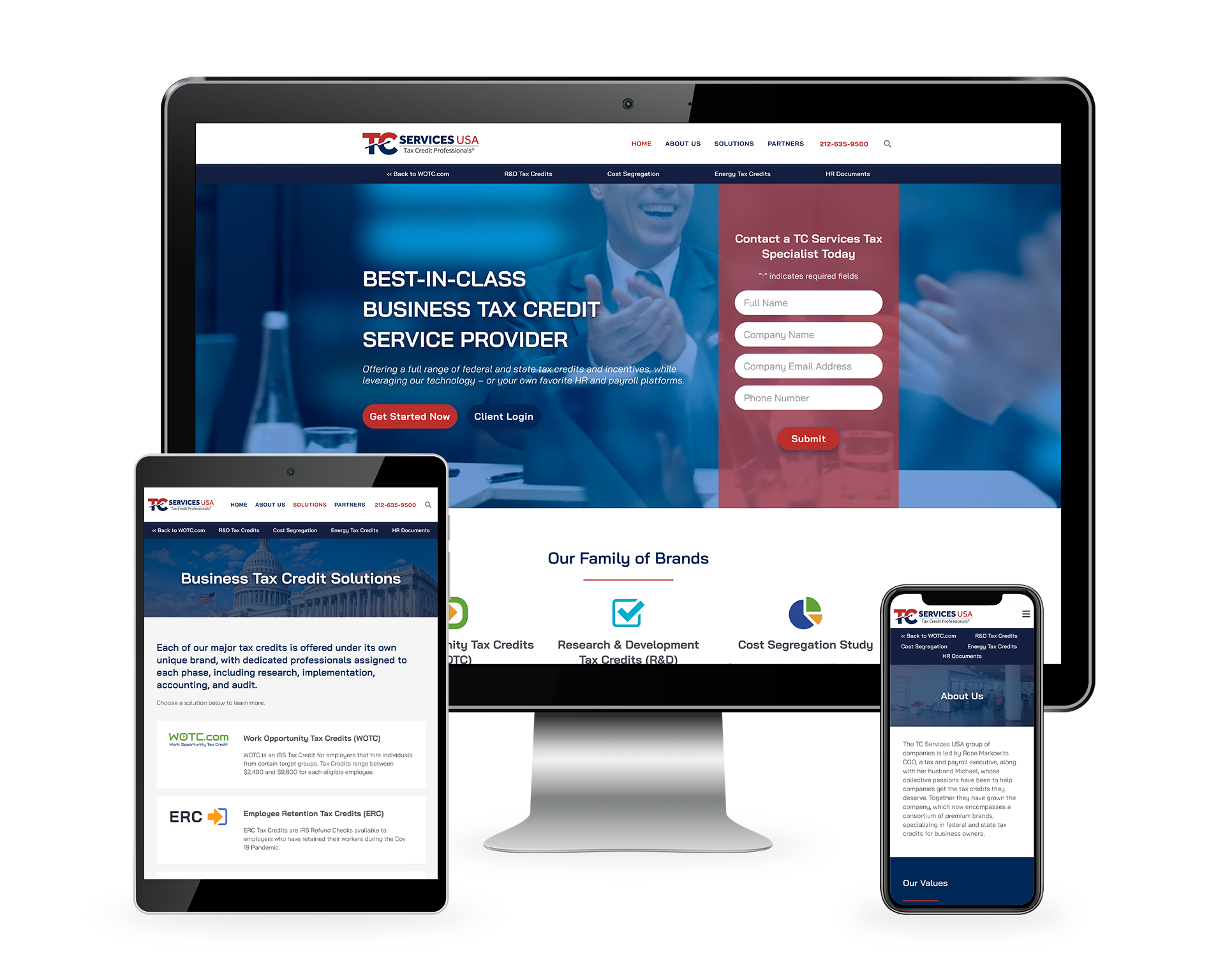 TCServices mockup