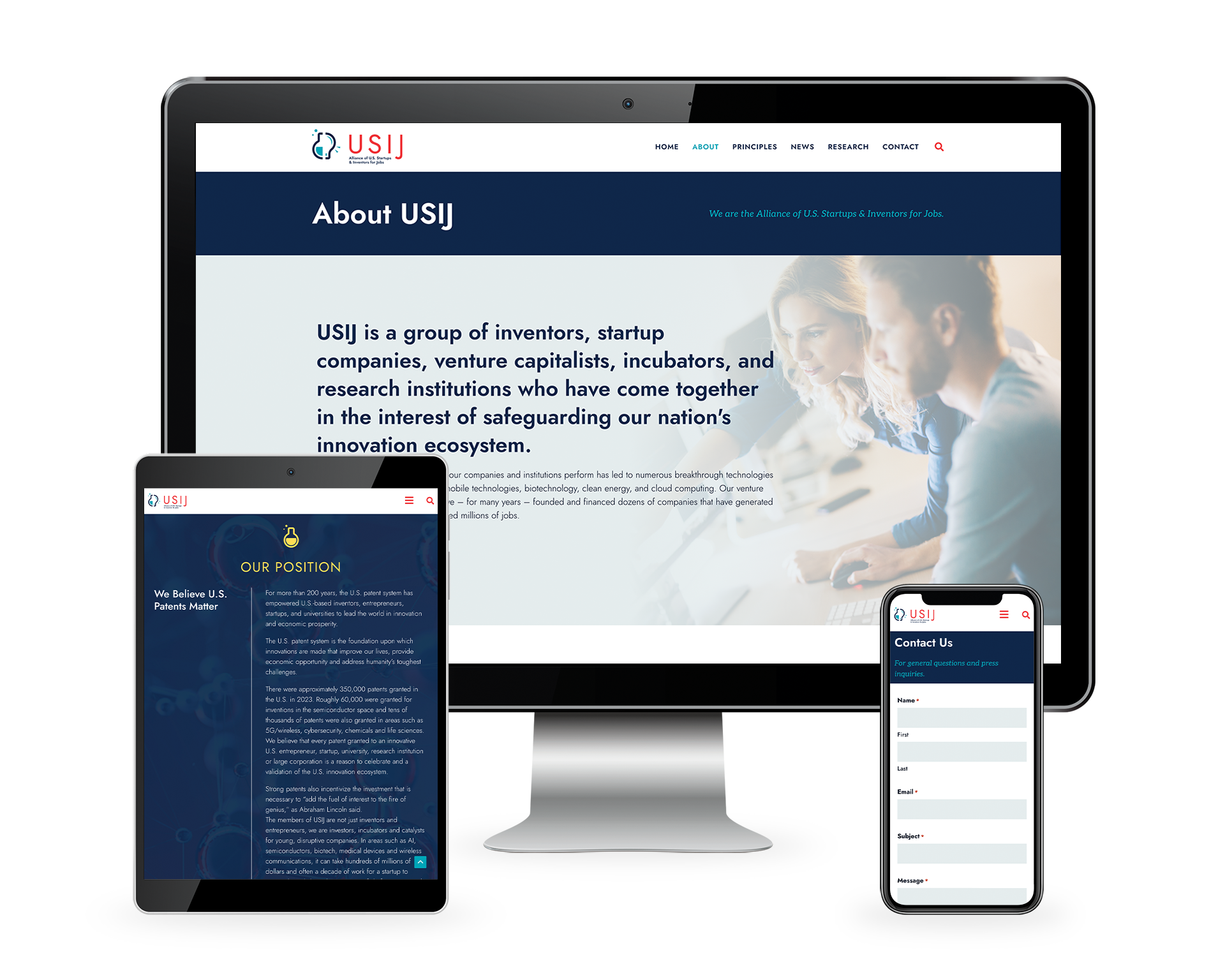 USIJ mockup