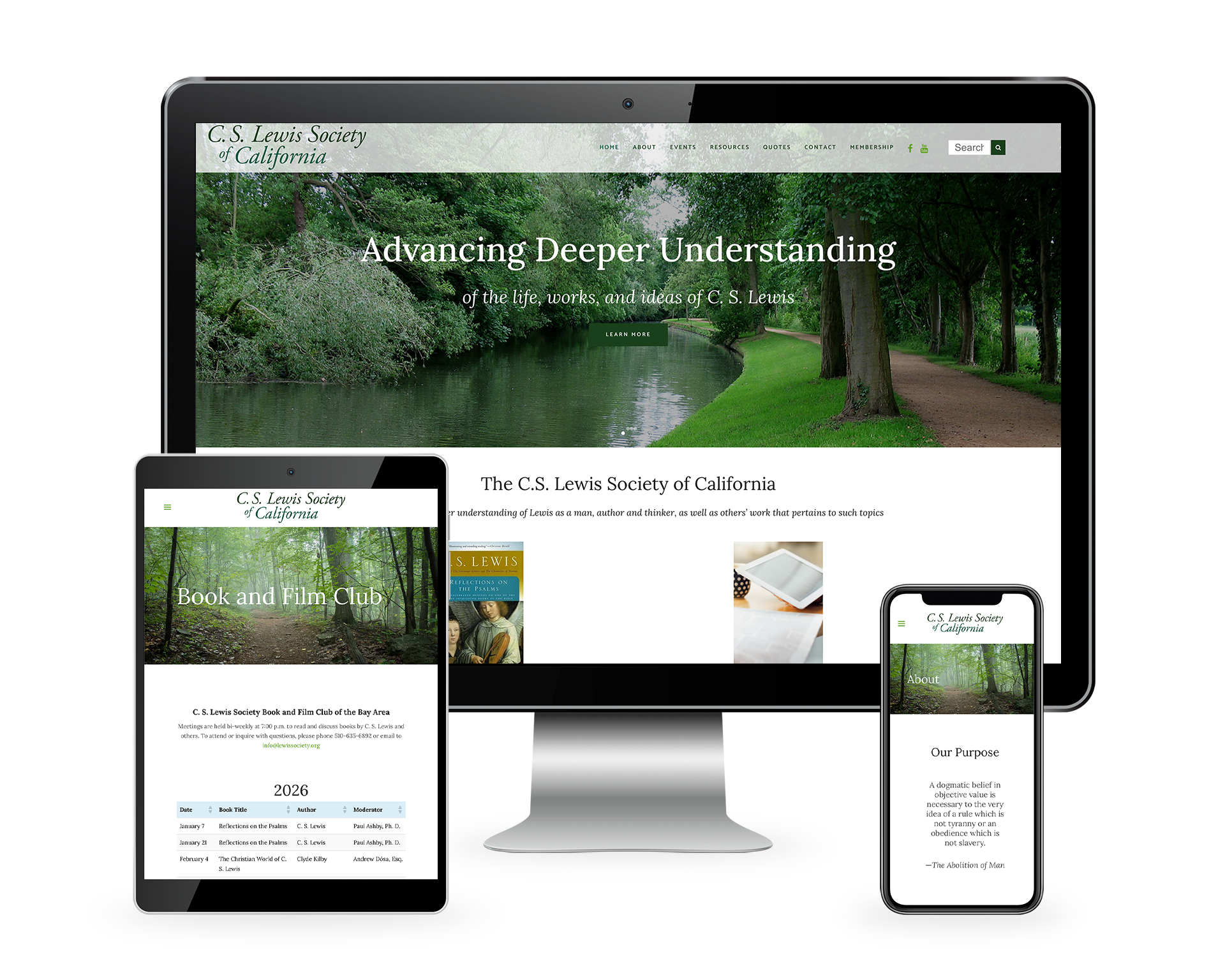 CSLewisSociety mockup